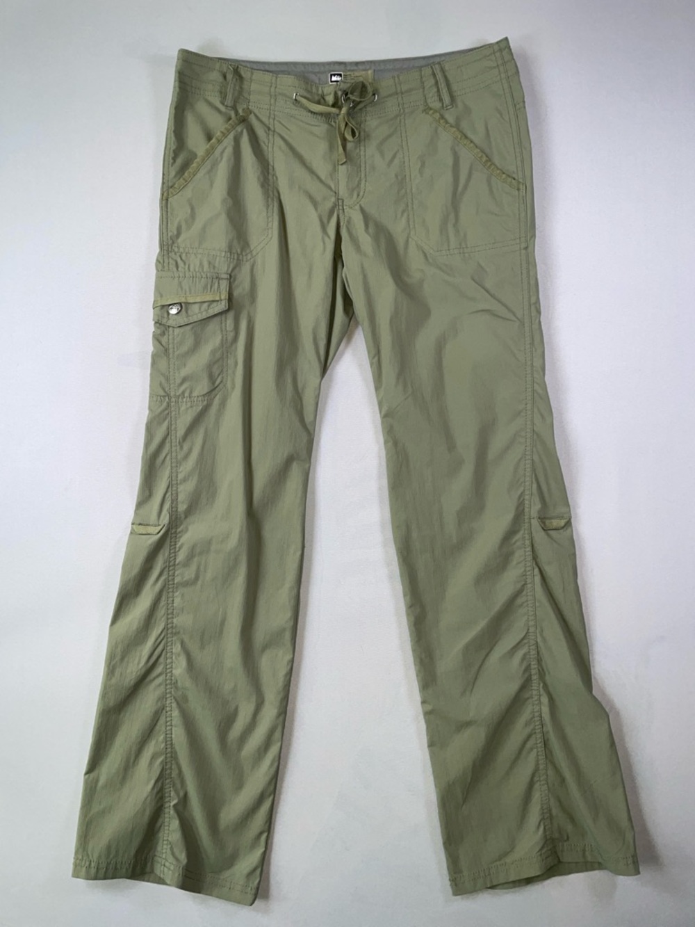 REI Olive Green Straight Leg Cargo Pants